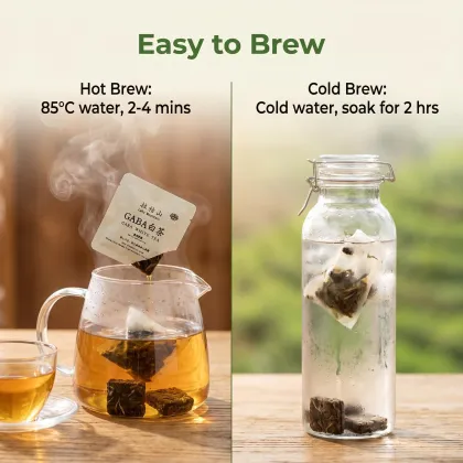 GABA White Tea Mini Square Slice 8g