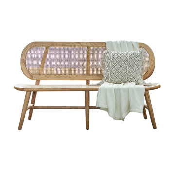 Nordic Natural Rattan Cane Wicker Living Room Sofa