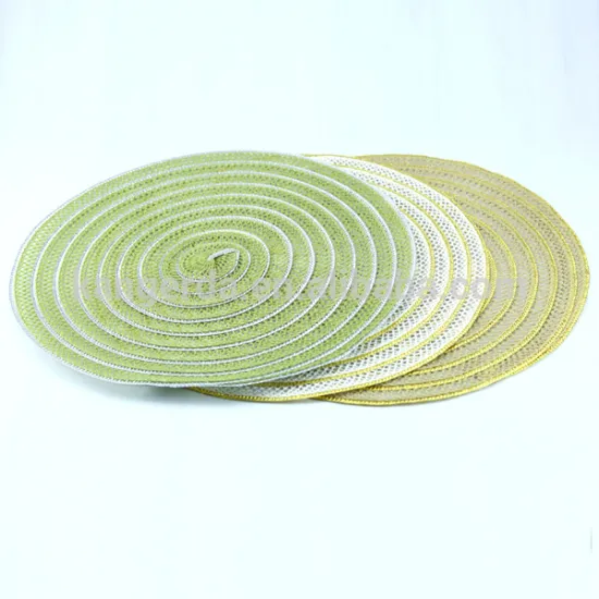 round woven placemat
