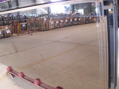Architectural Reflective Coated Glass, Building Windows Safety Tempered Glass With Polish Edge