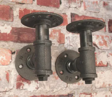 Vintage style INDUSTRIAL PIPE BRACKET