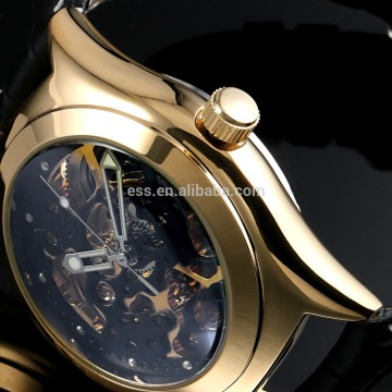 2015 new fashion full metal mechanical business men watch WM413