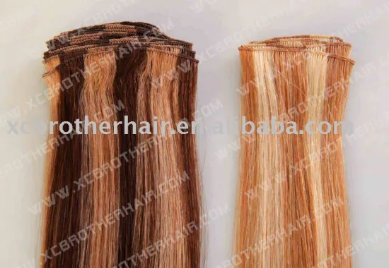 Hand-tied remy hair weft with good handicrafts
