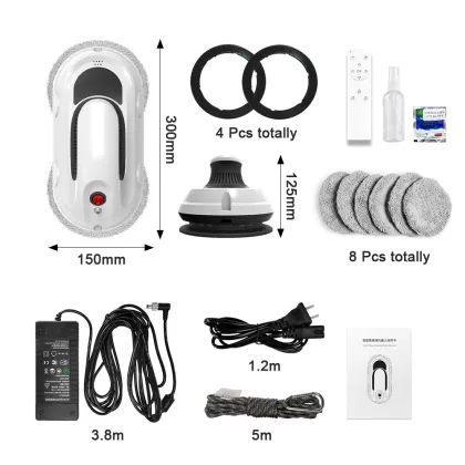 Automactic Vacuum Cleaning Window Glass Cleaner Robot