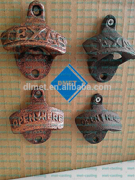 Cast iron bottle opener