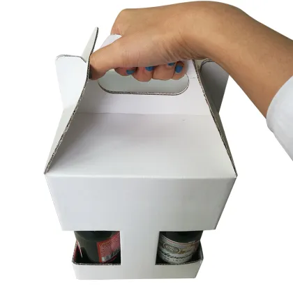 Low Price 4 Pack Bottles Beer Paper Box
