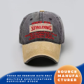 Topi Baseball Dua Warna yang Dicuci Spalding 1876