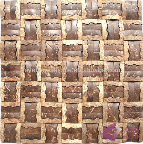 2014 new Coconut Mosaic tile Background AXYK016