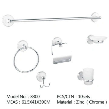 Silver Bathroom Hardware Sets Wall Mounted Stainles Steel Sus304 Gold satin