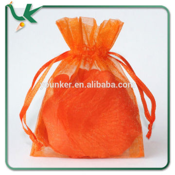 China Wholesale 3'' x 4'' Orange Organza Bag
