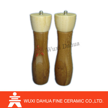 Durable Hot Sales wooden salt and pepper mill