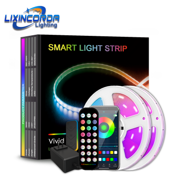 RGB SMD5050 Smart LED Strip Lights for Room Neon Lighting