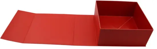 Red Side Folding Style Cardboard Box
