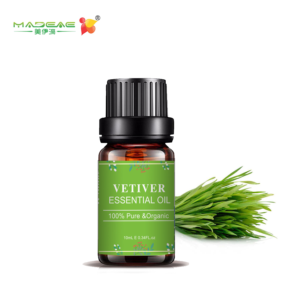 روغن اسانس Vetiver Aromatherapy OEM برای پوست پراکندگی