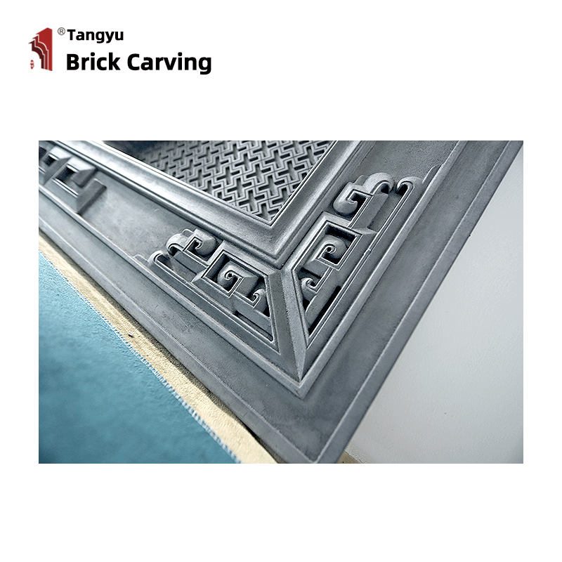 Wall Decoration Lotus Brick Relief