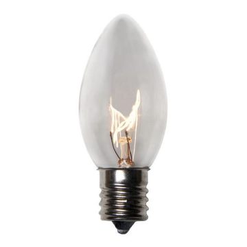 C9 UL Listed Clear Incandescent Christmas Light Bulbs for US Market