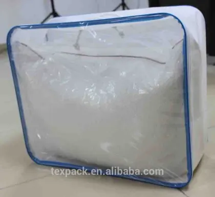 Silk Screen Printing Home textile bag for blanket/comforter