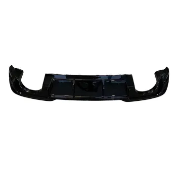 RS3 Style Gloss Black PP Car Bumper Rear Diffuser for Audi A3 Hatchback S-line 2017-2020
