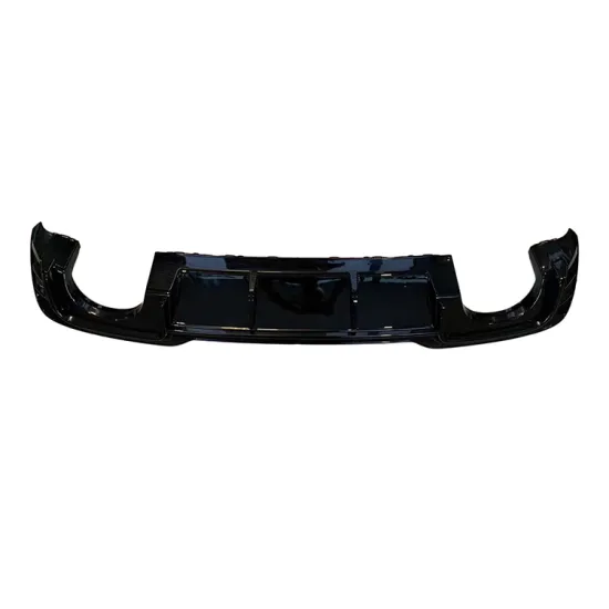 RS3 Style Gloss Black PP Car Bumper Rear Diffuser for Audi A3 Hatchback S-line 2017-2020