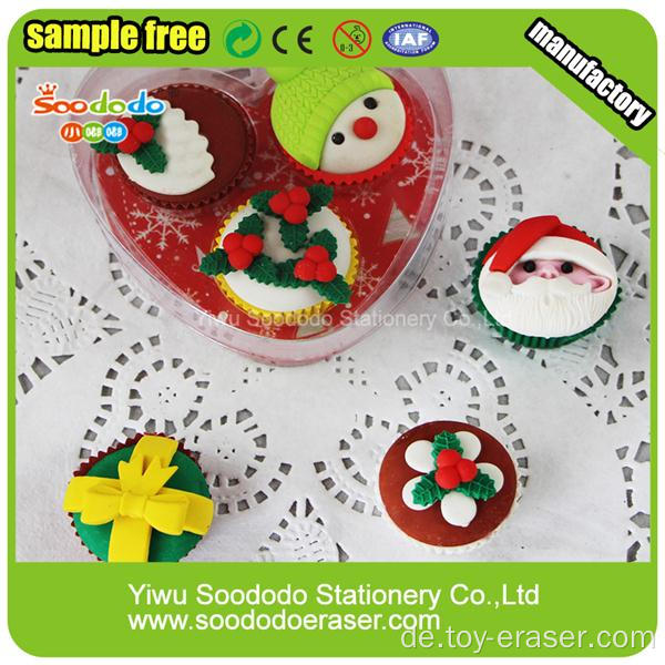 PVC verpackt Weihnachten Promotional Mini Eraser