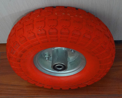 4.10/3.50-4 PU Flat Free Wheel