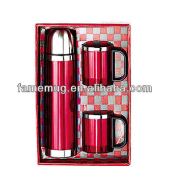 vacuum flask & coffee mug gift set