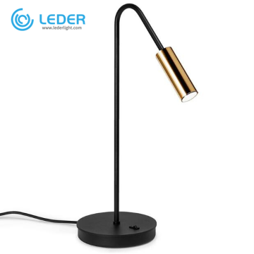 Metalowe lampy stołowe LEDER w stylu country