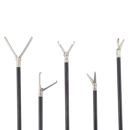 Single Action Laparoscopy Scissors with Enhanced Cutting