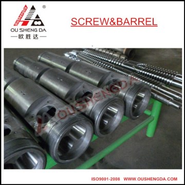 conical screw barrel/conical screw barrel for WPC extruder/screw barrel