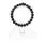 Bracelet Matte Agate Noir CZ Crown King Pour La Mode Homme