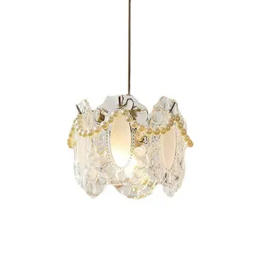 Modern Minimalist French Luxury Single-Head Chandelier for Bedroom and Restaurant