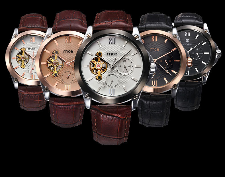 Genuine Leather Stainless Steel Back Customised Watch Genuine Leather Stainless Steel Back Customised Watch