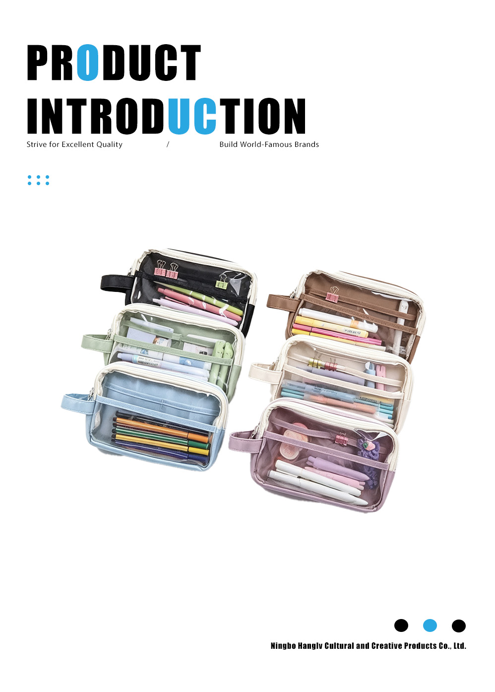 Five-layer large-capacity transparent pencil case(1)