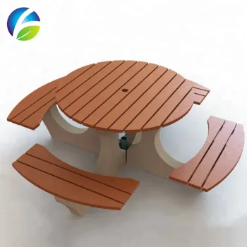 Best Selling Recycled Plastic Wood Outdoor Picnic Table