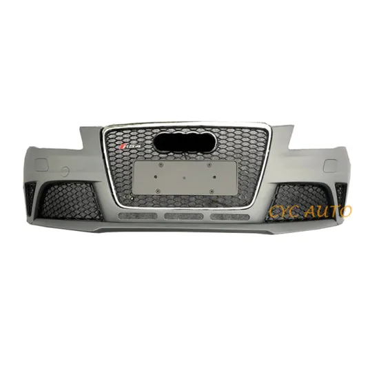 High Quality PP Material RS4 Front Bumper with Grill for Audi A4/S4 B8 8K (2008-2012)