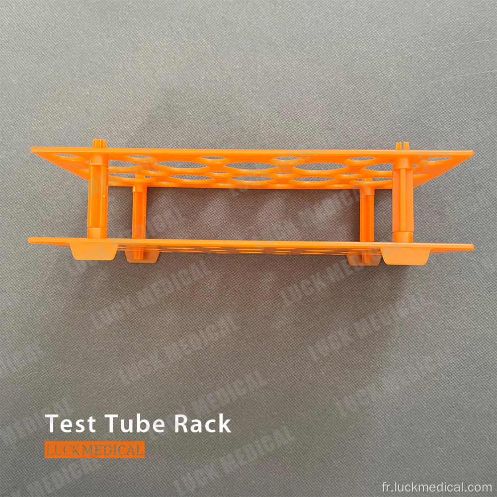 Appareil de rack de tubes à essai de laboratoire