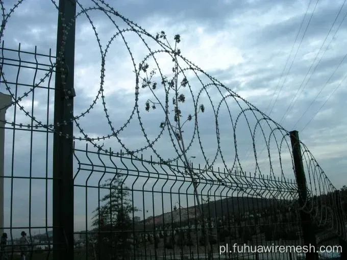 Y Kształt drutu z siatką szerokopasmową drut kolczasty