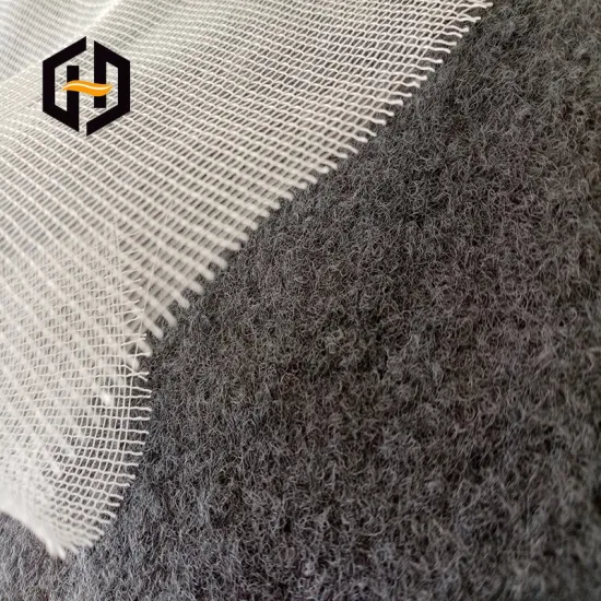 Polyester mesh backing composite fabric for Yoga mat