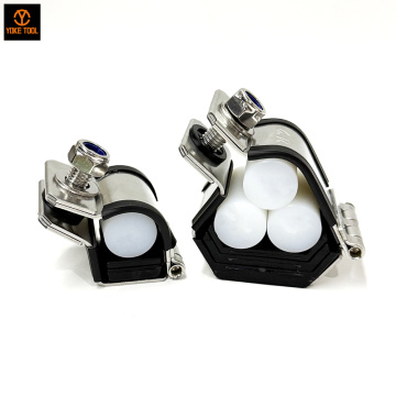 Abrazaderas de cable de acero inoxidable 316L certificadas ABS IEC 61914 DNV para protección contra cortocircuitos