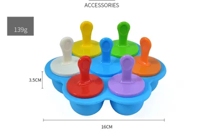 Homemade silicone frozen baby ice cream mold