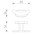 Badezimmer Doppelrobe Haken Chrom