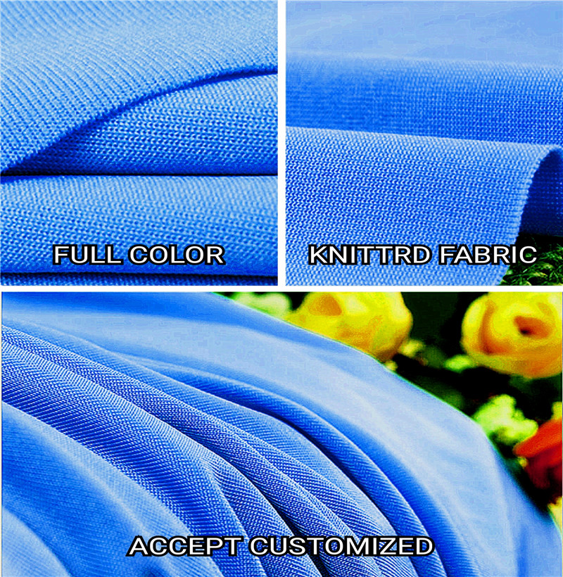 Navy blue Elegant Stretch Polyester Knitted Smooth Fabrics (2)