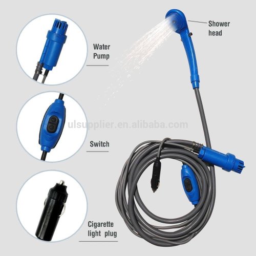 S10298 Automobile Shower Set Portable 12V DC Powered Water Pump & Shower Unit