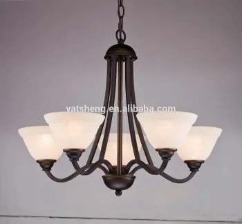 CUL modern 5 lights glass wholesale chandelier
