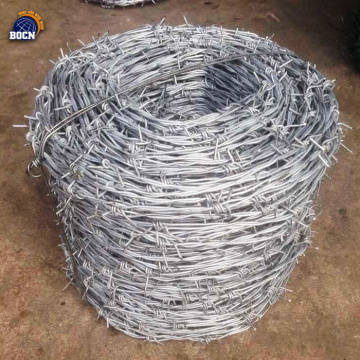 2.00MM 50KG/roll hot dip galvanized barbed wire