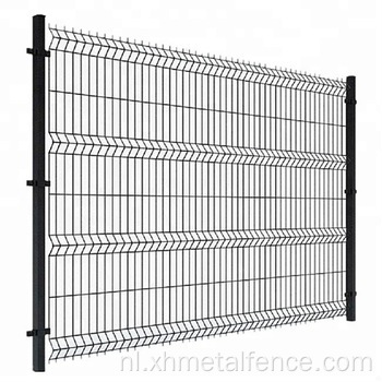 Peach Pillar Galvanised Fence 3D Fence Airport Highway