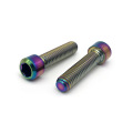 Titanium hexagon flange bolt penuh