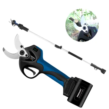 Professional Electric Pruning Shears with Extension Pole for European Gardens