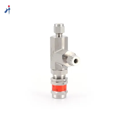 High Pressure Stainless Steel Swagelok Proportional Relief Safety Valve (SS316)
