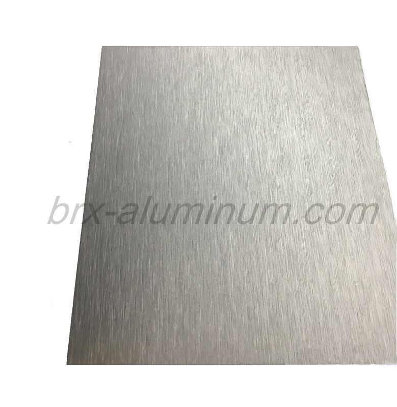 Brushed aluminum sheet